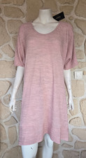 Robe rose avec lin marque