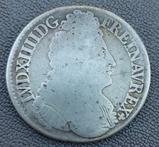 Ecu 3 Couronnes Louis XIV 1712