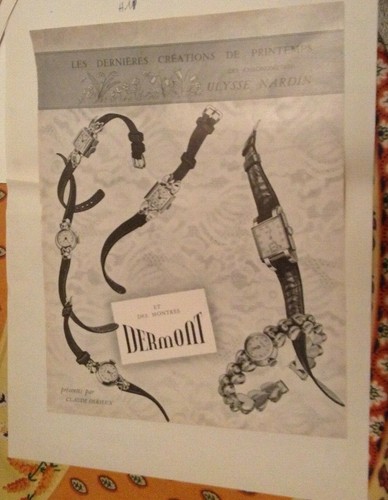 Ancienne pub presse montres - pub,