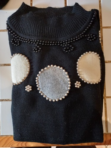 Pull laine perles - laine,