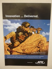4/2010 PUB ATK EAGLE MODULAR BODY ARMOR VEST US ARMY ORIGINAL AD