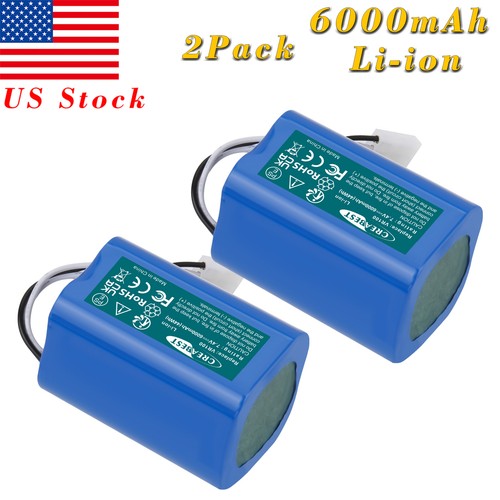 6000mah battery replacement - 2x,