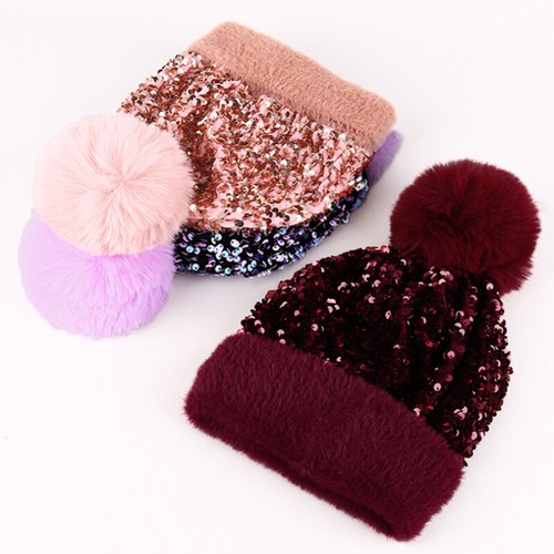 Femme sequin fausse fourrure - femme,