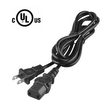 6ft UL AC Power Cable Cord