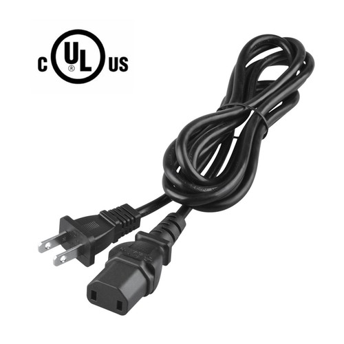 6ft power cable cord - 6ft, ul