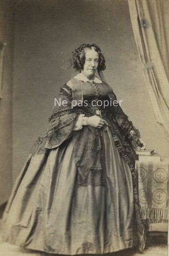 Femme vers 1860 cdv par - 1860,