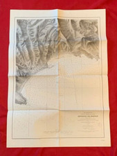 RARE- CARTE DE LA MARINE -  MENTON - ENVIRONS DE MENTON - 1898