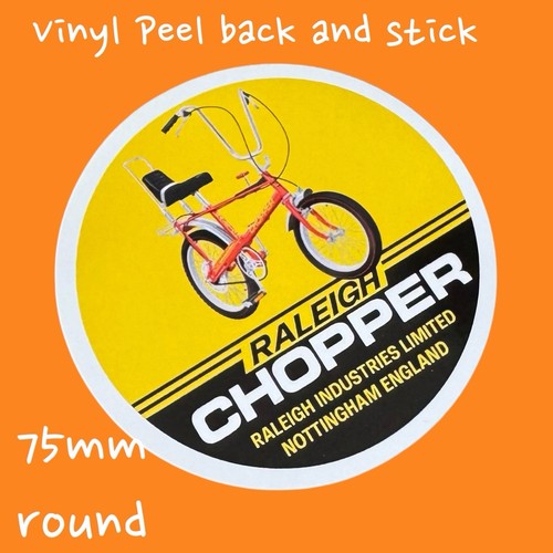 Raleigh chopper vinyl sticker - chopper,