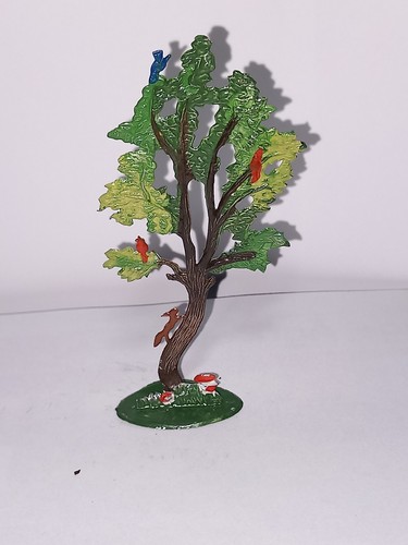 Plat étain ancien arbre - d'étain,