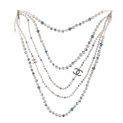 Bijoux chanel perle blanc - chanel,