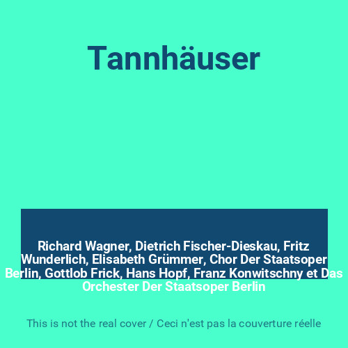 Tannhäuser richard wagner - richard,