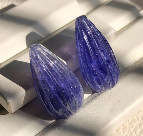 Lot tanzanites naturelles - tanzanites,