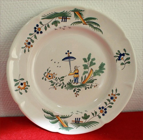 Assiette faïence populaire - en,