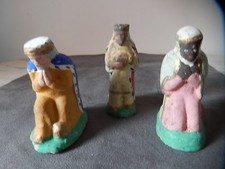 3 ANCIENS SANTONS CRÈCHE NOEL