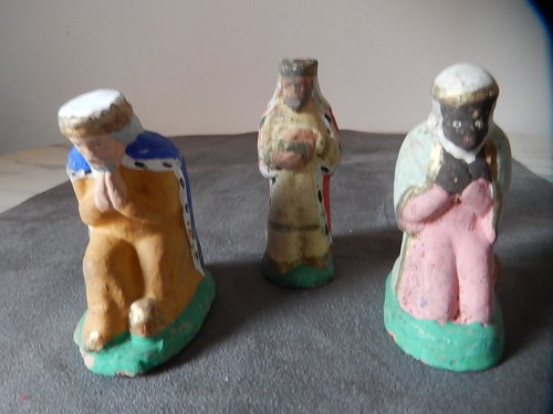 Anciens santons crèche - anciens,