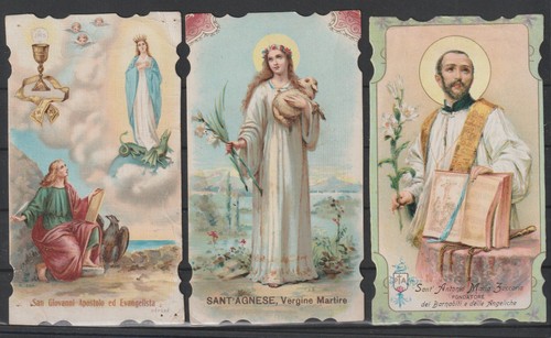 Trois santini époque début - trois, d'Époque
