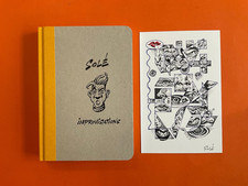 SOLE CARNET DE CROQUIS IMPROVISATIONS + EX-LIBRIS SIGNE NEUF