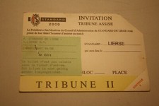 TICKET )) STANDARD LIEGE V