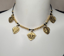 Reminiscence Zoe Coste collier, Ysl style, coeur breloques angel 