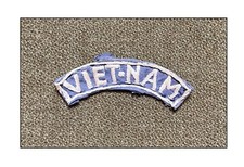 US Insigne Aiborne Tab Vietnam Viet cong Jungle Army Special forces veste casque