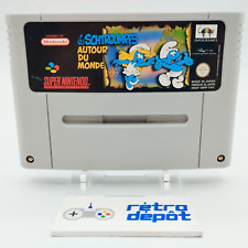 Les Schtroumpfs Autour du Monde / Super Nintendo SNES / PAL / FR / FAH