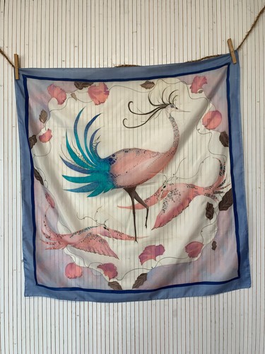 Foulard carré soie - de,