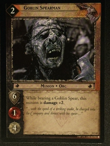 Lotr tcg decipher - decipher, goblin