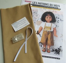 kit bermuda pour poupée émilie modes et travaux juin 2023