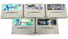 CAPCOM Rockman 7 X X2 X3 Forte set Megaman / SFC Super Nintendo SNES