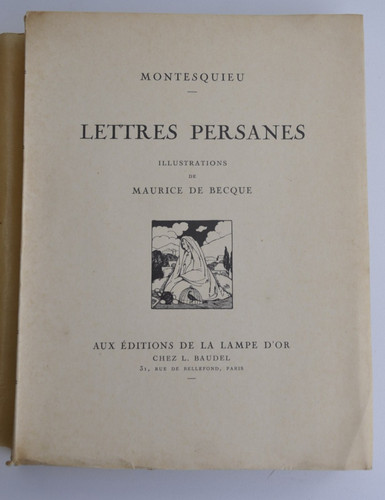 Montesquieu lettres persanes - montesquieu,,