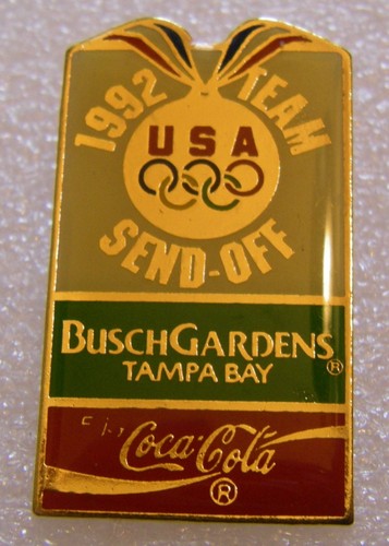 Pin coca cola usa - cola, olympics