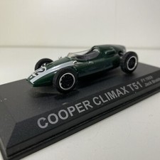 Cooper Climax T51 N° 12 F1 1959 J.Brabham Vert 1/43 Métal Altaya Voiture