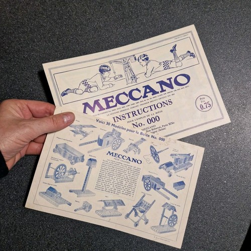Meccano manuel instruction - d',