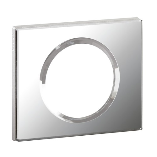 Plaque poste verre miroir - 1,