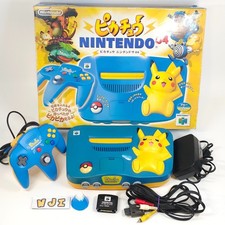 Nintendo 64 N64 Pikachu Blue