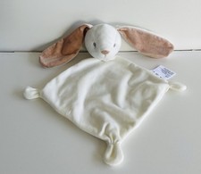 ADORABLE Doudou Lapin Plat Blanc Alinéa (DORLOTIN) - NEUF - Douceur Absolue !