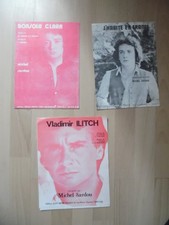 LOT 3 PARTITIONS CHANSONS  MICHEL SARDOU