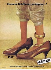 Publicité Advertising 016 1981 Eram chaussures pour femme