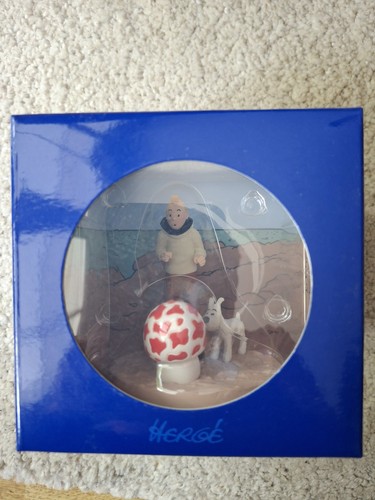 Figurine tintin coffret scène - figurine,
