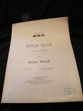 Partition sous bois victor - sous,