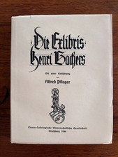 ALFRED PFLEGER DIE EXLIBRIS