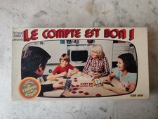 jeu de société le compte est bon ! - ORTF - Robert laffont - complet vintage