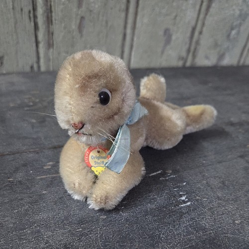 Steiff lapin couché avec - lapin,