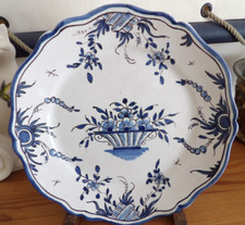 Assiette ancienne signature à