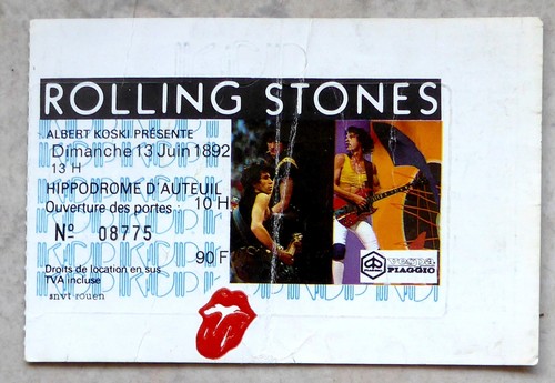 Rolling stones ticket - stones,