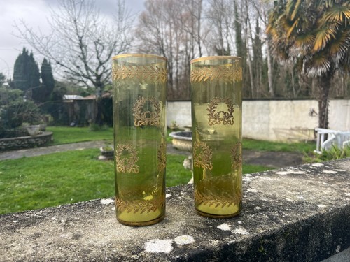 Paire vases cylindriques - paire, de