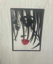 Art Mural Femme Red Lips -