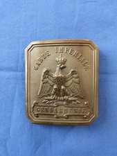 Plateau de ceinturon gendarmerie