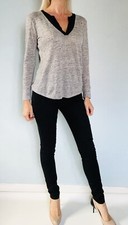 Top en lin et soie SANDRO Taille 1