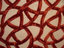 1.9 Mètres ILIV Orbit Claret Jacquard Tissu Velours Tapisserie Coussin Rideau